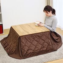 「折れ脚こたつ掛け布団セット（こたつテーブル）」