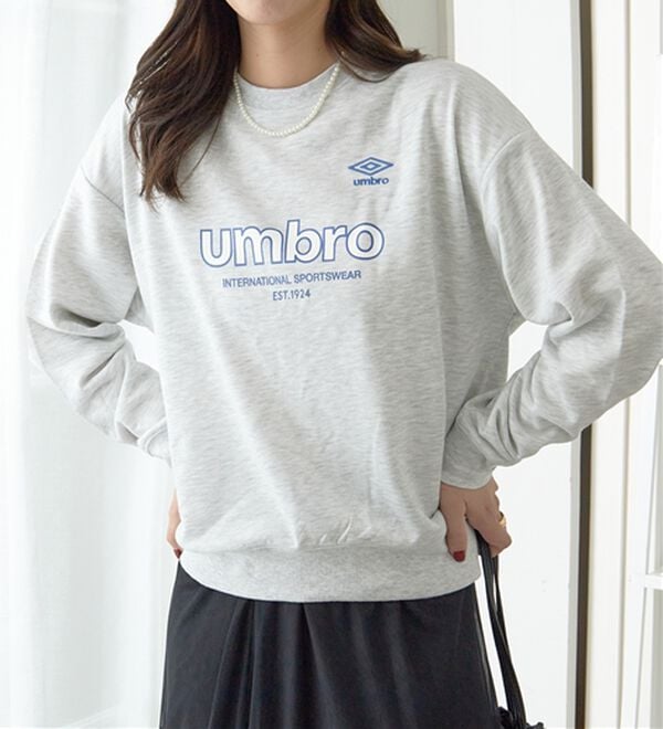 alotta（アロッタ）の「【ＵＭＢＲＯ】裏毛ゆるスウェット（トレーナー・スウェット）」｜詳細画像