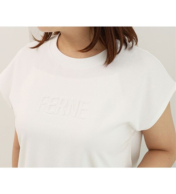 BELLUNA（ベルーナ）の「エンボス加工ロゴデザインプルオーバー（カットソー）」｜詳細画像