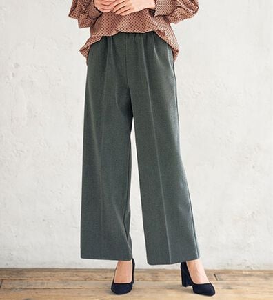 BELLUNA（ベルーナ）の「ウールライクワイドパンツ（ワイドパンツ・ガウチョ）」