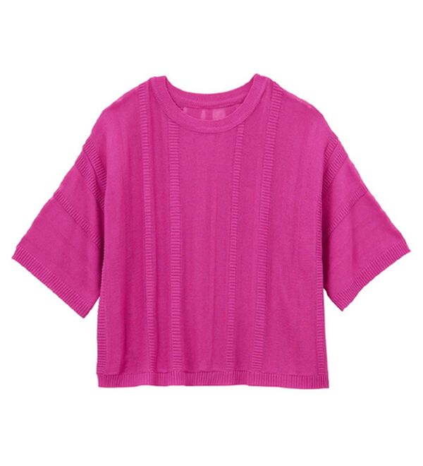 GeeRA（ジーラ）の「ジャカードストライプシアーニット（ニット・セーター）」｜詳細画像