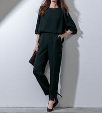 RANAN（ラナン）の「ひんやり！バルーン袖ブラウスセットアップ（ブラックフォーマル（喪服・礼服））」