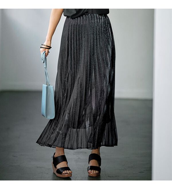 ♡シャイニーシアープリーツスカート♡ （シアー シャイニーラメ  