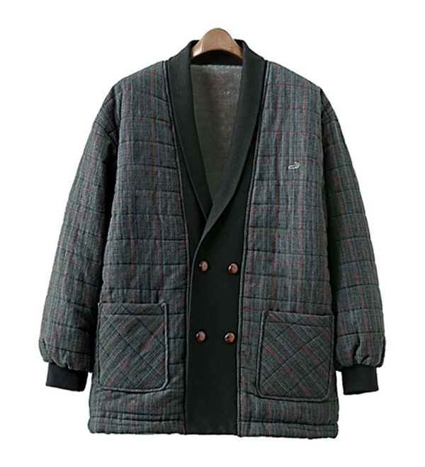 「＜クロコダイル＞暖か裏ファーホームジャケット（メンズルームウェア）」｜詳細画像