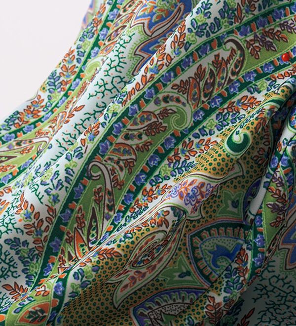 ルフラン（ルフラン）の「華やか柄シャツチュニック（シャツ）」｜詳細画像