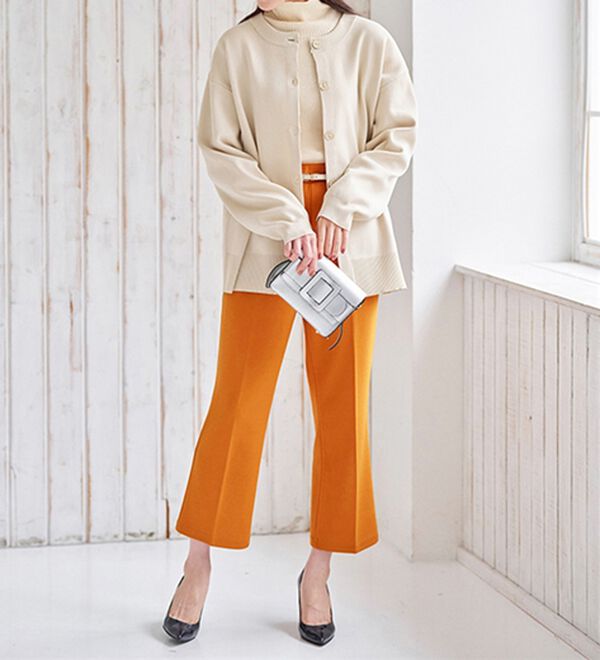 BELLUNA（ベルーナ）の「洗える！軽い！配色使いニットカーディガン（ニットカーディガン）」｜詳細画像