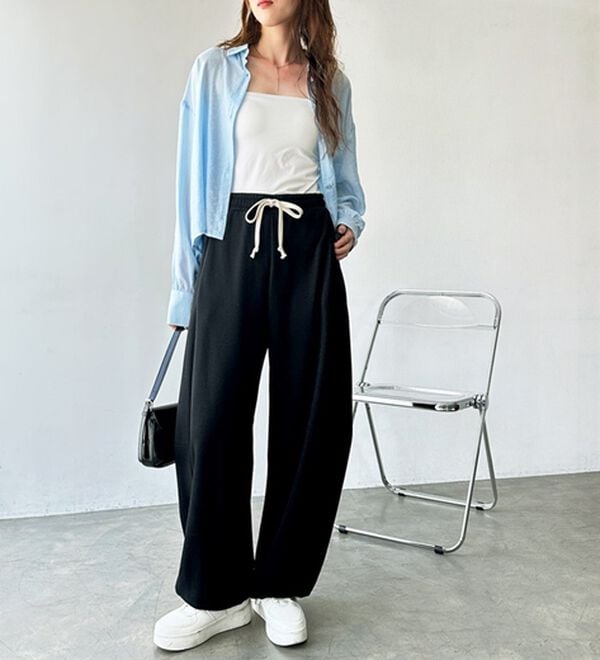 GeeRA（ジーラ）の「２ＷＡＹカーブスウェットパンツ（フルレングスパンツ）」｜詳細画像