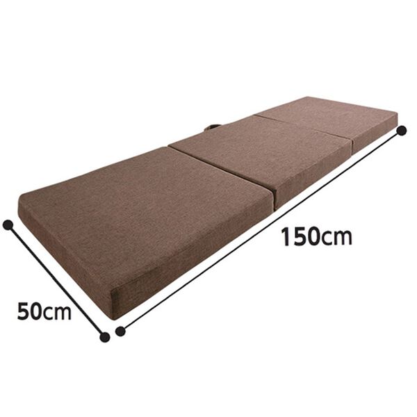 「コンパクト三つ折れマットレス（マットレス）」｜詳細画像