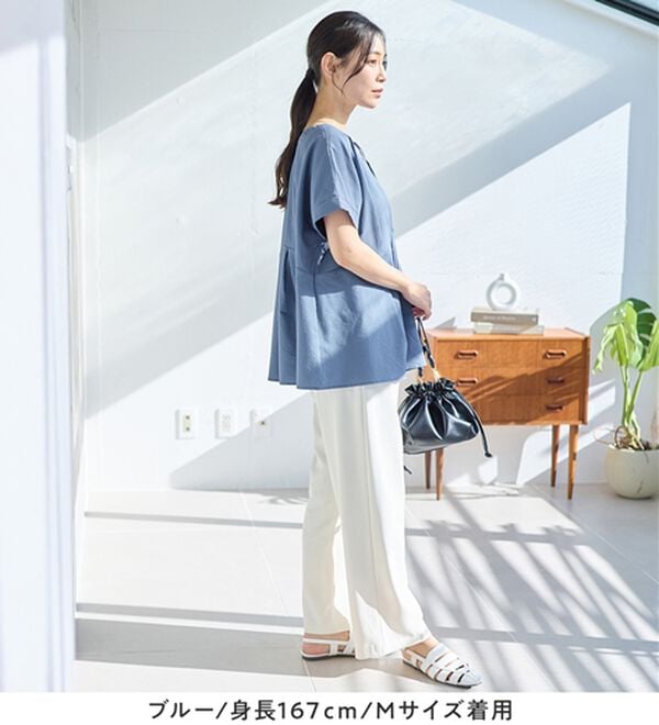 Viola e Viola（ヴィオラ エ ヴィオラ）の「風が通り抜ける！サッカーチュニック（チュニック）」｜詳細画像