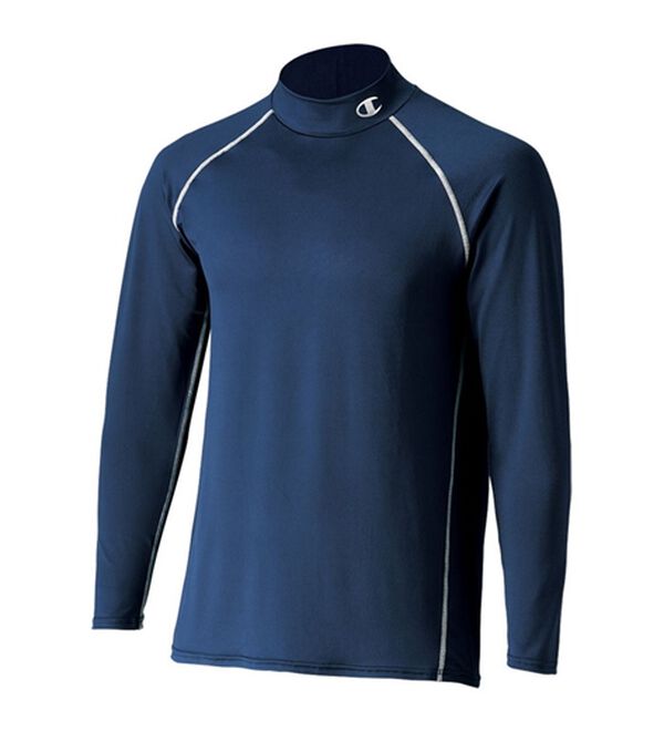 「【３色組】＜チャンピオン＞モックネックロングスリーブＴシャツ（メンズＴシャツ）」｜詳細画像