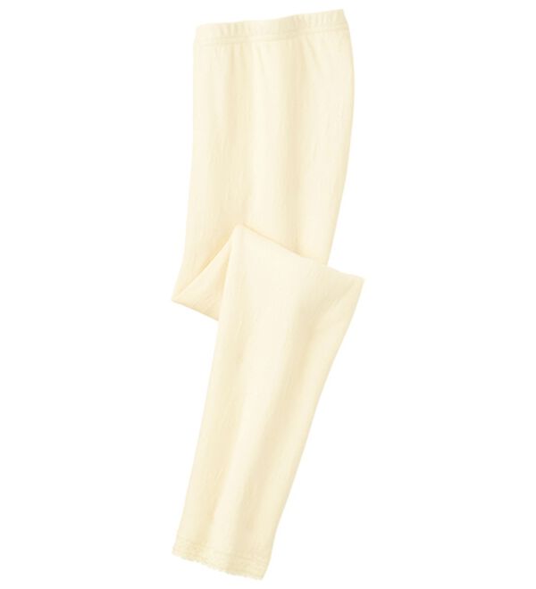 「【３色組】なめらかシルク入りジャカードボトム　７分丈（肌着・インナーウェア）」｜詳細画像