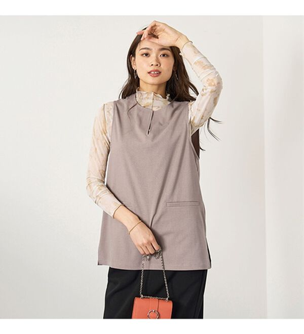 BELLUNA（ベルーナ）の「【４点セット】＜５つのラクが嬉しい！＞洗える！ストレッチ素材４点セットスーツ（その他スーツ）」｜詳細画像