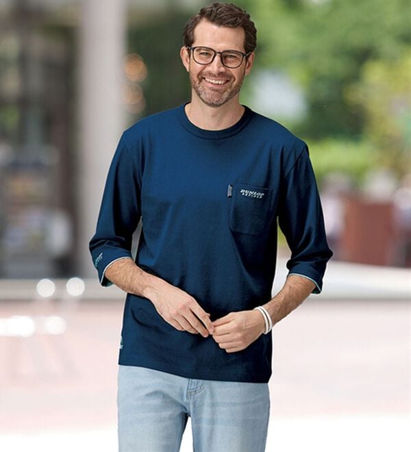 「【５色組】＜ダンロップ・リファインド＞品質自慢のベーシックＴシャツ＋氷のう（メンズＴシャツ）」｜詳細画像