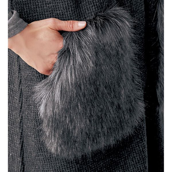 BELLUNA（ベルーナ）の「ミックス調ファー使いフードベスト（ベスト）」｜詳細画像