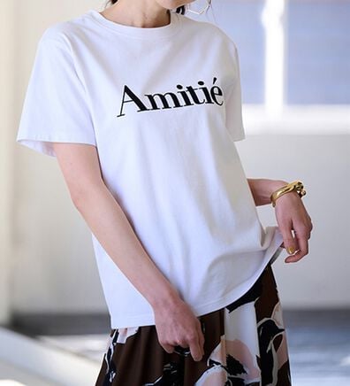 RANAN（ラナン）の「フロッキープリントロゴＴ（Tシャツ）」