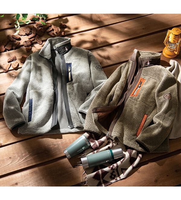 「＜ハッシュパピー＞ボアフリースブルゾン（メンズブルゾン）」｜詳細画像