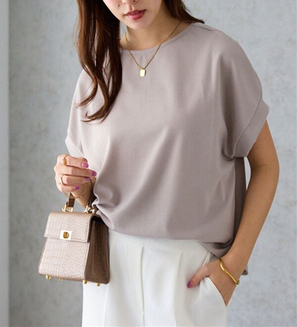 alotta（アロッタ）の「ジップ使いドルマンブラウス（ブラウス）」｜詳細画像