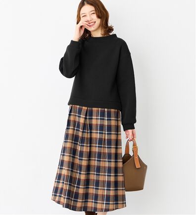 Viola e Viola（ヴィオラ エ ヴィオラ）の「楽ちんコーデドッキングワンピ（ドッキングワンピース）」