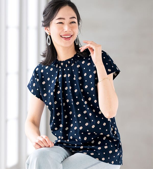 ルフラン（ルフラン）の「涼しくてブラウス見え！プルオーバー（カットソー）」｜詳細画像