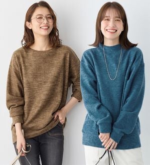 Viola e Viola（ヴィオラ エ ヴィオラ）の「【毎日着たい！】柔らかニットソーシンプルトップス（カットソー）」｜詳細画像