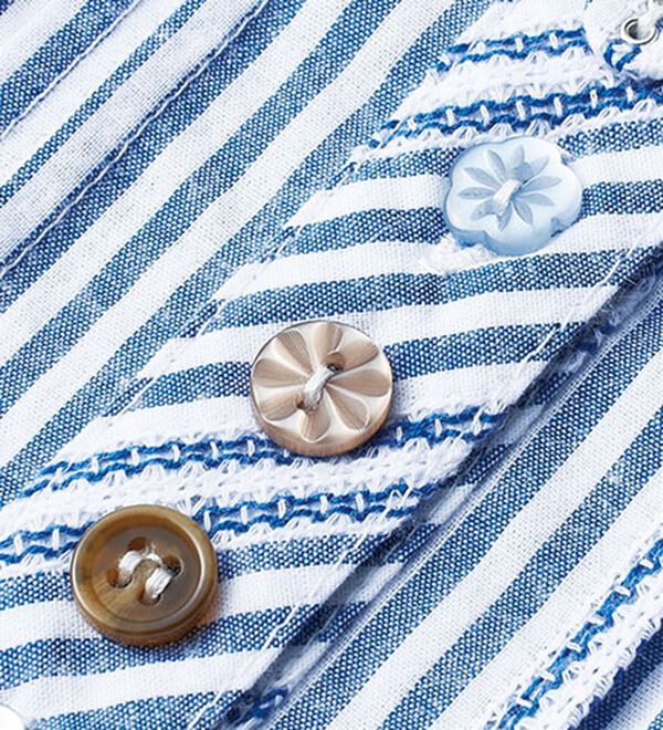 ルフラン（ルフラン）の「【３色組】ドビーストライプブラウス＜ルオナル＞（ブラウス）」｜詳細画像