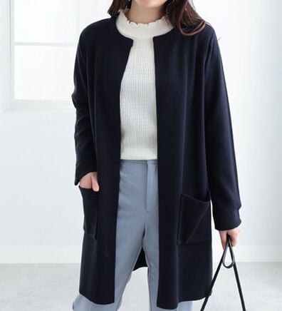 BELLUNA（ベルーナ）の「嬉しい機能付！ミラノリブカーディガン（ニットカーディガン）」