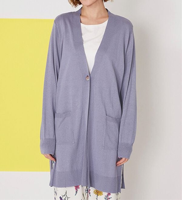 BELLUNA（ベルーナ）の「ヒンヤリ冷感！洗えるロング丈カーディガン（ニットカーディガン）」｜詳細画像