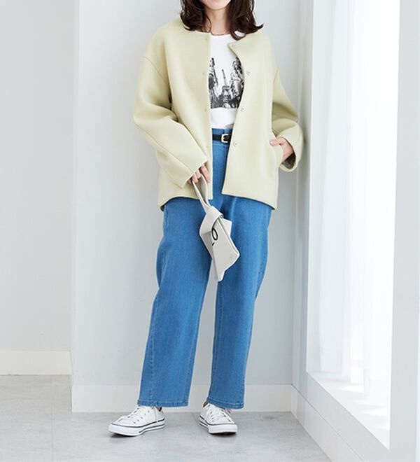 BELLUNA（ベルーナ）の「バルーンシルエットデニムパンツ（ワイドパンツ・ガウチョ）」｜詳細画像