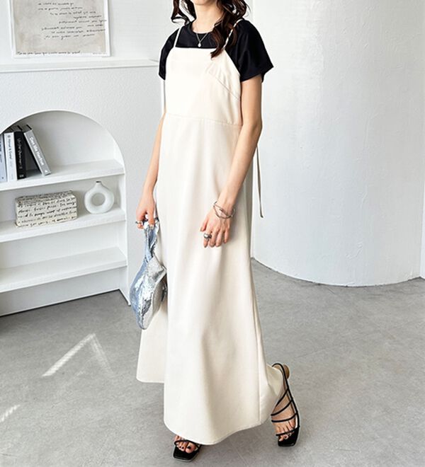 GeeRA（ジーラ）の「バックストラップデザインキャミワンピース（その他ワンピース）」｜詳細画像