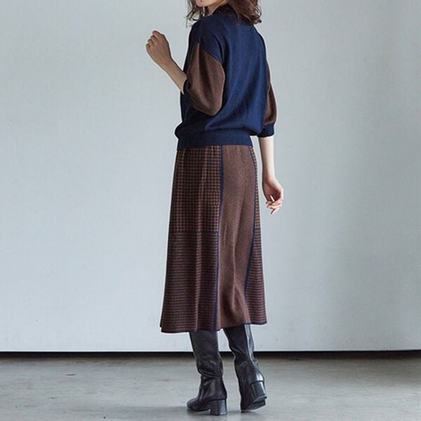 RANAN（ラナン）の「編柄切替ニットセットアップ（ニット・セーター）」｜詳細画像