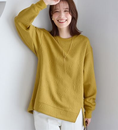 Viola e Viola（ヴィオラ エ ヴィオラ）の「すっきり見え花柄ジャカードチュニック（チュニック）」