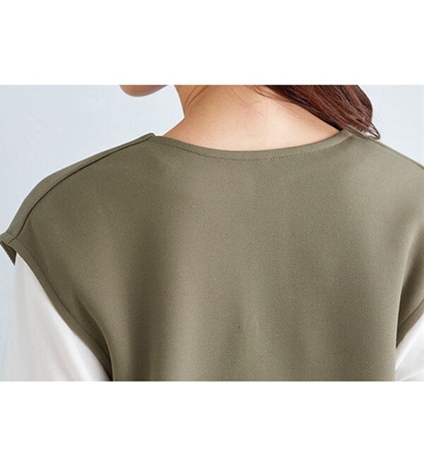 BELLUNA（ベルーナ）の「【2点セット】静電気防止インナー付ベストアンサンブル（アンサンブル）」｜詳細画像