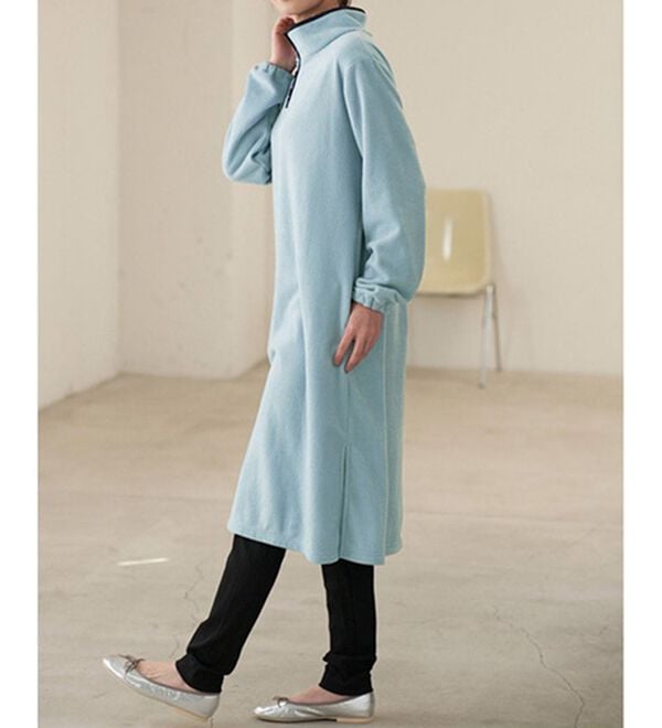 BELLUNA（ベルーナ）の「【レギンス付】すぐ快適！フリースワンピース（カットソーワンピース）」｜詳細画像