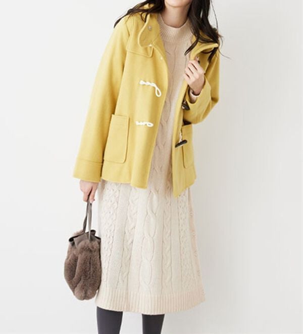 BELLUNA（ベルーナ）の「ケーブル柄ロング丈ニットワンピース（ニットワンピース）」｜詳細画像