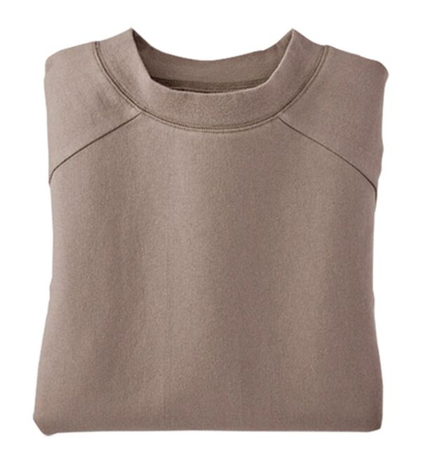 BELLUNA（ベルーナ）の「華奢見せ！しっかり裏毛素材コットン１００％トレーナー（トレーナー・スウェット）」｜詳細画像