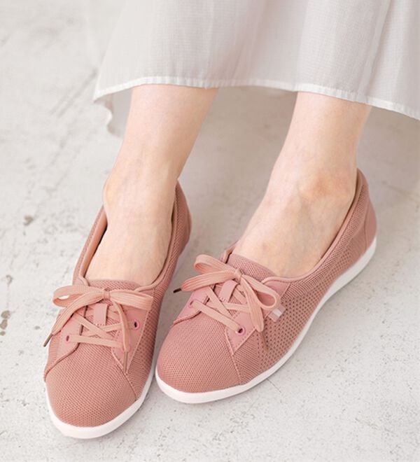 ルフラン（ルフラン）の「やわらかニットのバレエスニーカー（フラットシューズ）」｜詳細画像