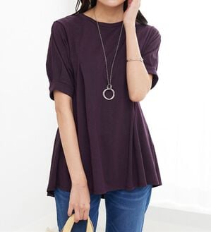 BELLUNA（ベルーナ）の「バックフレアーパフ袖プルオーバー（カットソー）」｜詳細画像