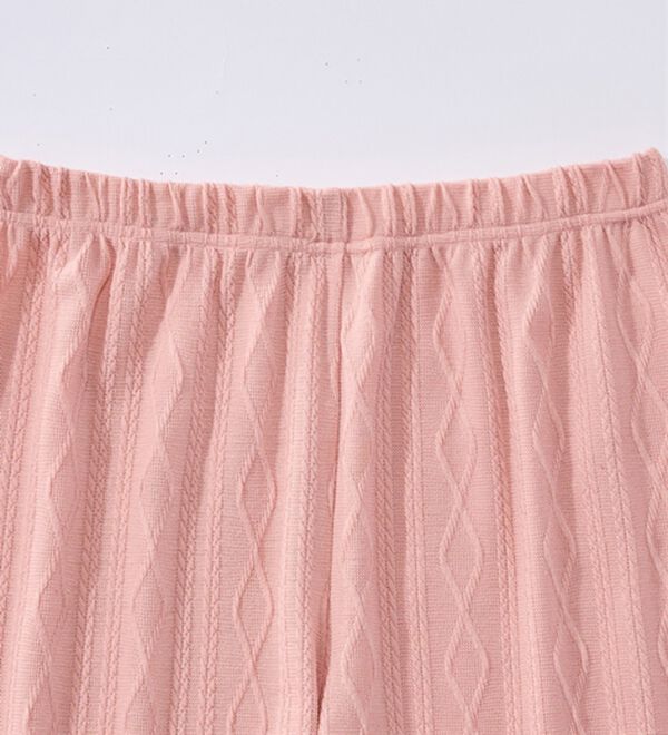 YU'NOW（ユナウ）の「【上下２点セット】ケーブルデザインパジャマ（パジャマ・ルームウェア）」｜詳細画像