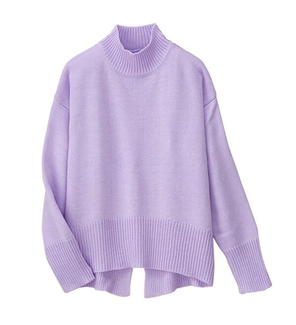 GeeRA（ジーラ）の「バックスリットニットトップス（ニット・セーター）」｜詳細画像