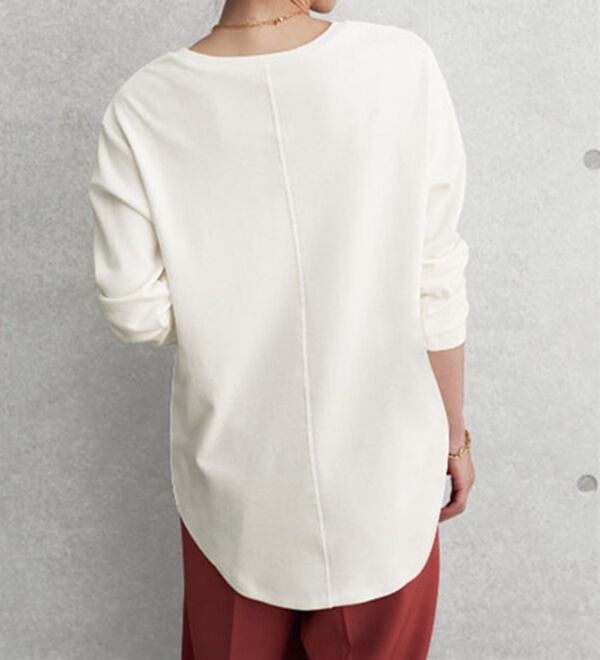 BELLUNA（ベルーナ）の「綿混ロゴＴシャツ（Tシャツ）」｜詳細画像