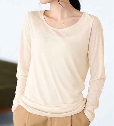 RANAN（ラナン）の「レディシルエットシアートップス（カットソー）」