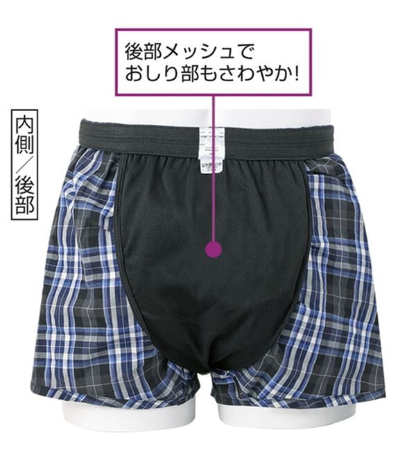 「【４枚組】快適！安心トランクス（メンズトランクス）」｜詳細画像