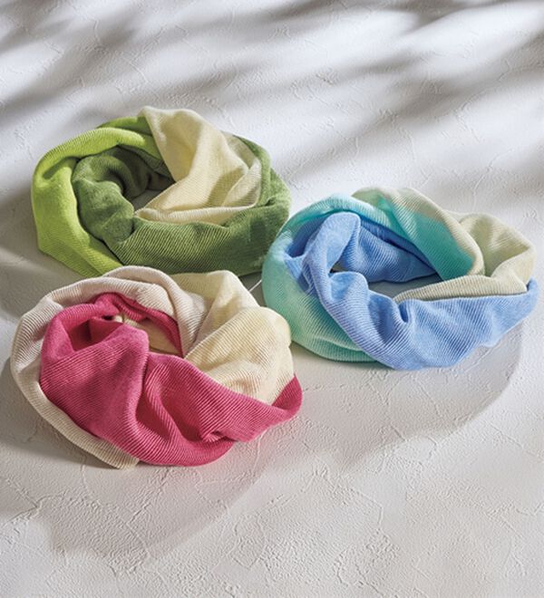 ルフラン（ルフラン）の「【３色組】洗える！リネン入スヌード（ストール・スカーフ・マフラー）」｜3色組