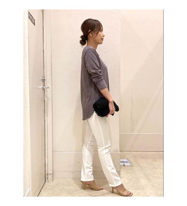 BELLUNA（ベルーナ）の「ヒンヤリ冷感ライトオンスジーンズ（フルレングスパンツ）」｜詳細画像