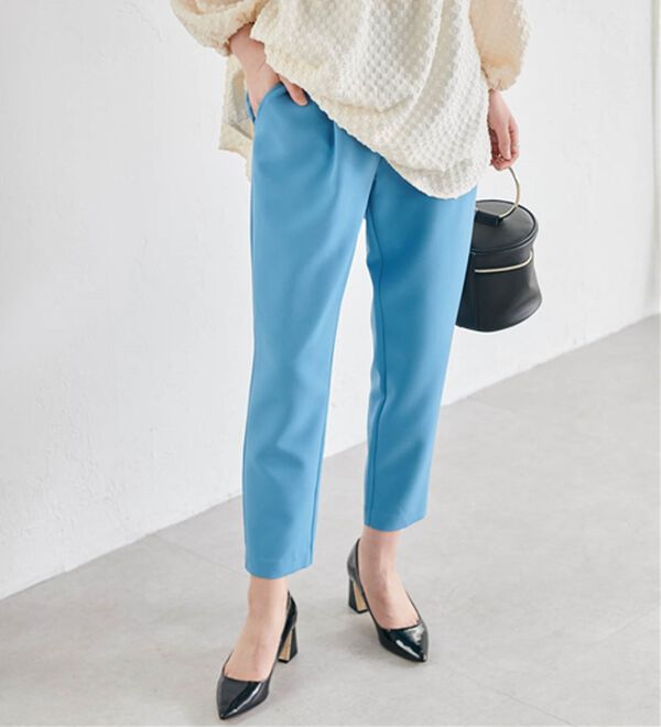 RANAN（ラナン）の「美脚シルエットクロップドパンツ（フルレングスパンツ）」｜詳細画像