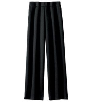 BELLUNA（ベルーナ）の「ぐんぐん伸びてラク！ジャカードワイドパンツ（ワイドパンツ・ガウチョ）」｜黒