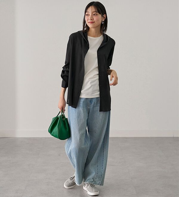 BELLUNA（ベルーナ）の「《ＨｕｇＲｅａｍコットン》冷房対策パーカー（パーカー）」｜詳細画像