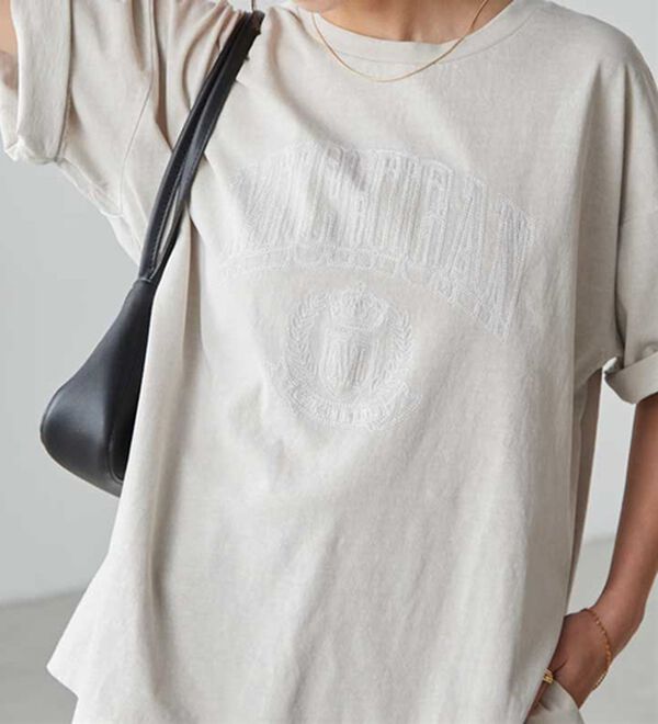 RANAN（ラナン）の「ヴィンテージライクロゴTシャツ（カットソー）」｜詳細画像