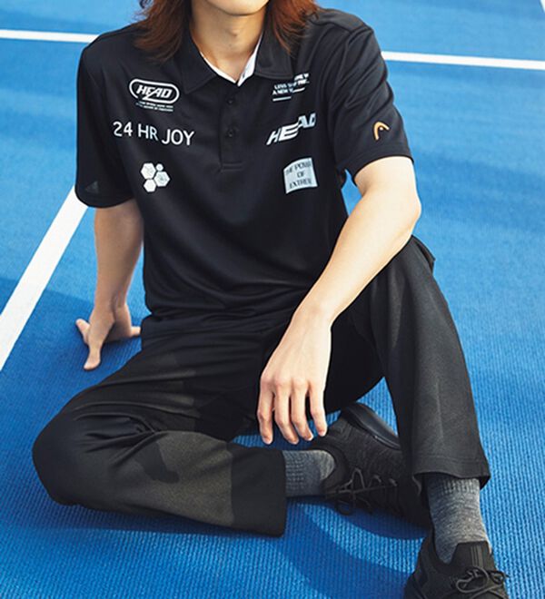 「＜ヘッド＞スポーティロゴデザインポロシャツ（メンズポロシャツ）」｜詳細画像