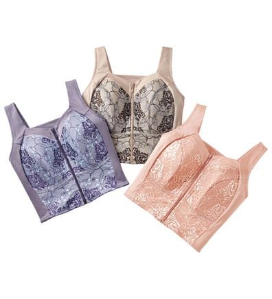 「【３色組】グラマーさんのやさしくボリュームダウンブラ（ブラジャー）」